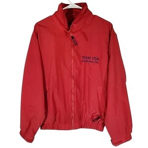 7329 * SLAM Team USA Riva Del Garda 2000 Sailing Jacket Red Size S